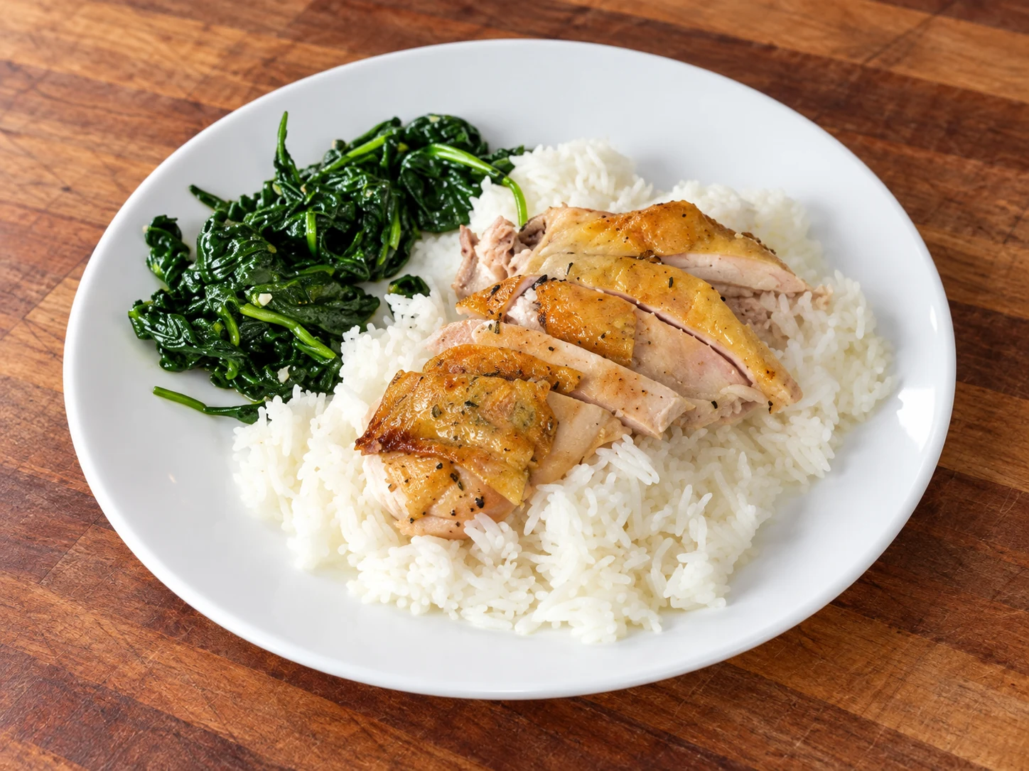 Herb-butter whole chicken dinner