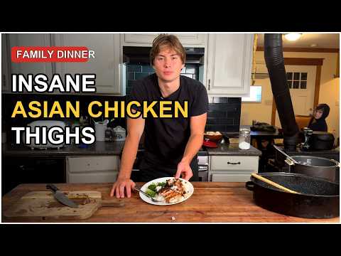 18-Year-Old Chef Makes Insane Asian Chicken Thighs for His Family — video thumbnail