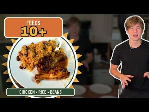 Mexican Chicken, Rice & Beans (One Pot, Feeds 10+) — video thumbnail
